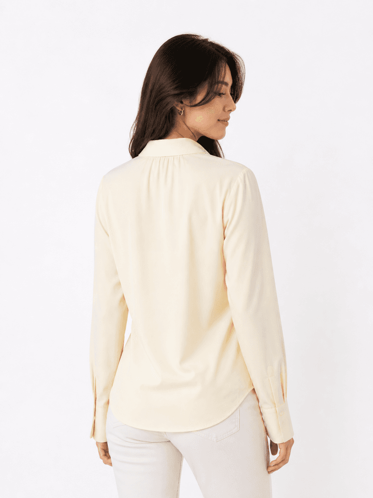 Reyon Women's Premium Cotton Shirt - Off-white (S) 2