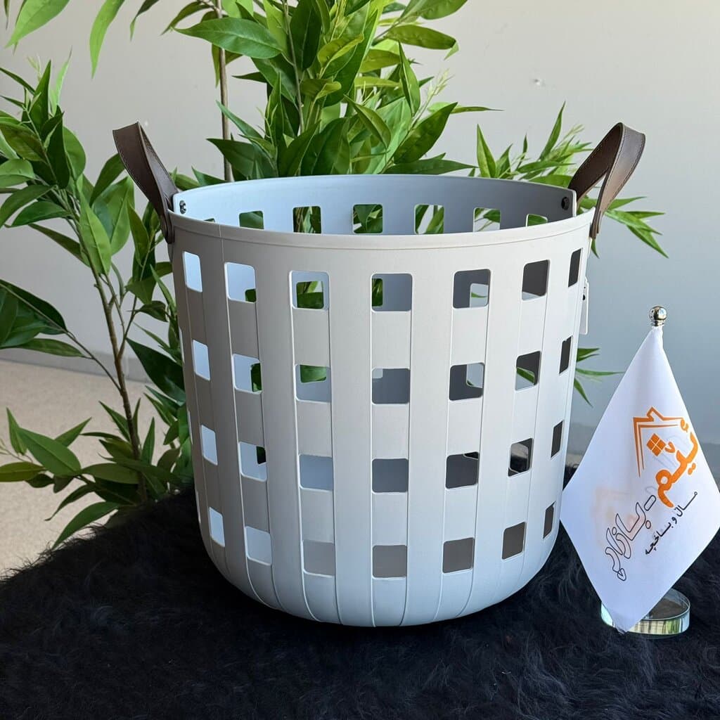 Multi-Purpose Round Storage Baskets With Handles 12