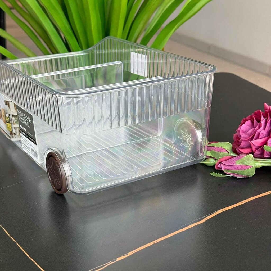Clear Multi-Section Storage Organizer Box 2