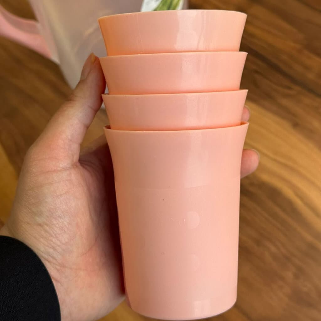 Water And Juice Plastic Pitcher Set 4