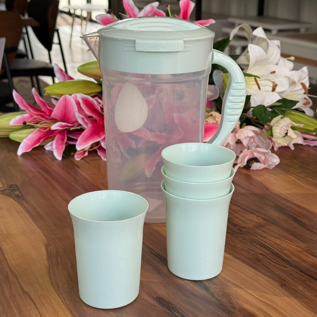Water And Juice Plastic Pitcher Set 6