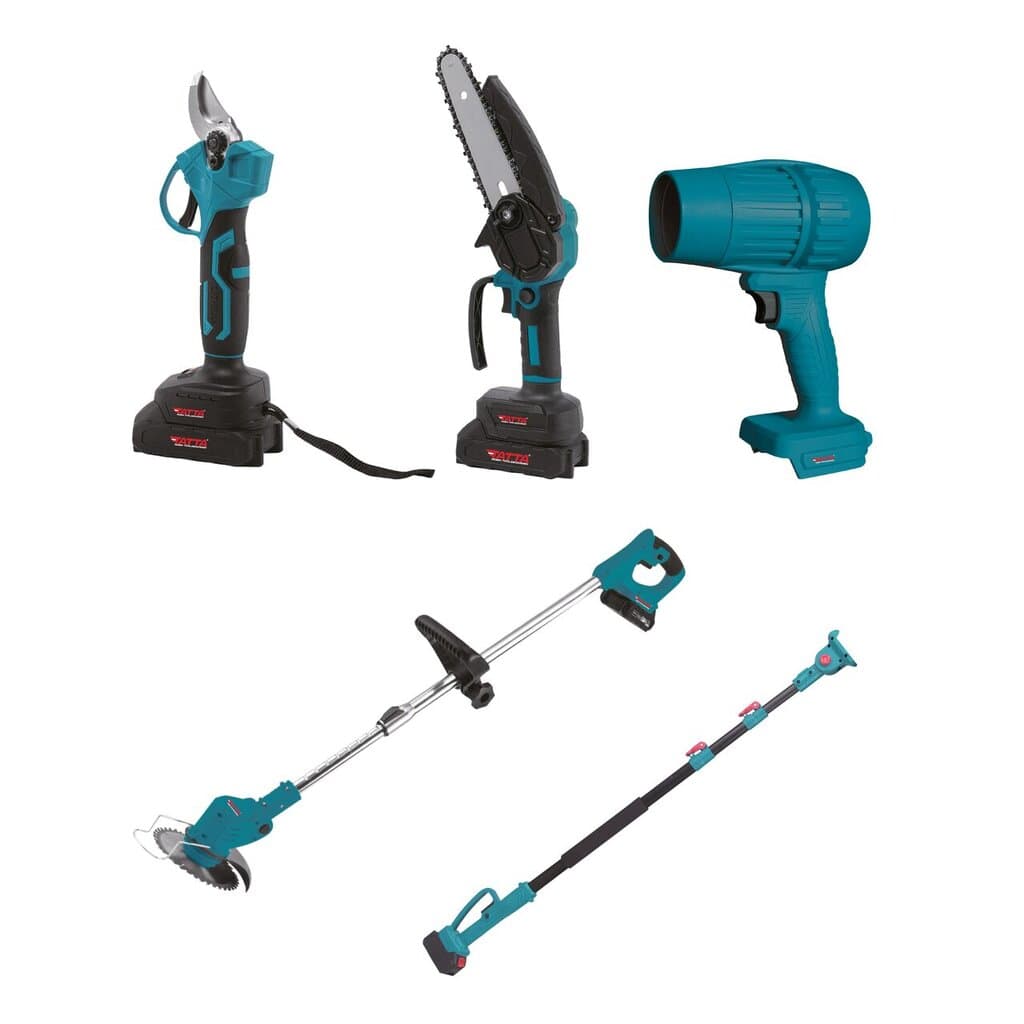 Garden set 5 in 1 Tatta TD-5315 21V, 800W, with 2 multifunctional batteries 1