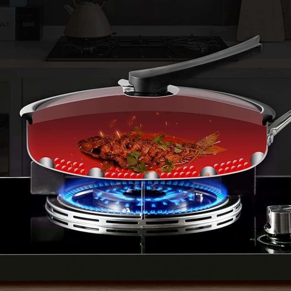 Hausberg Stainless Steel Frying Pan - 26cm 5
