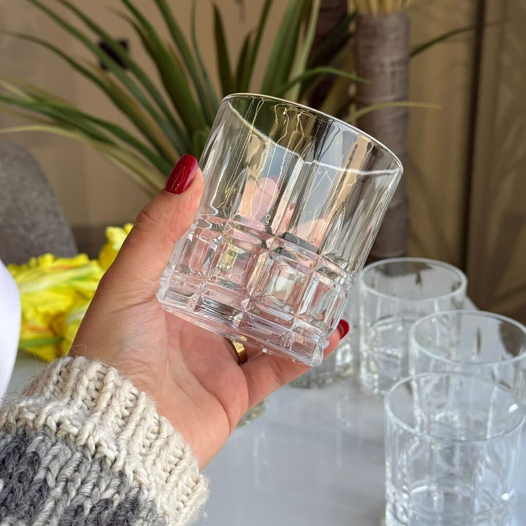 6 PCS- Modern Clear Glassware Set 8