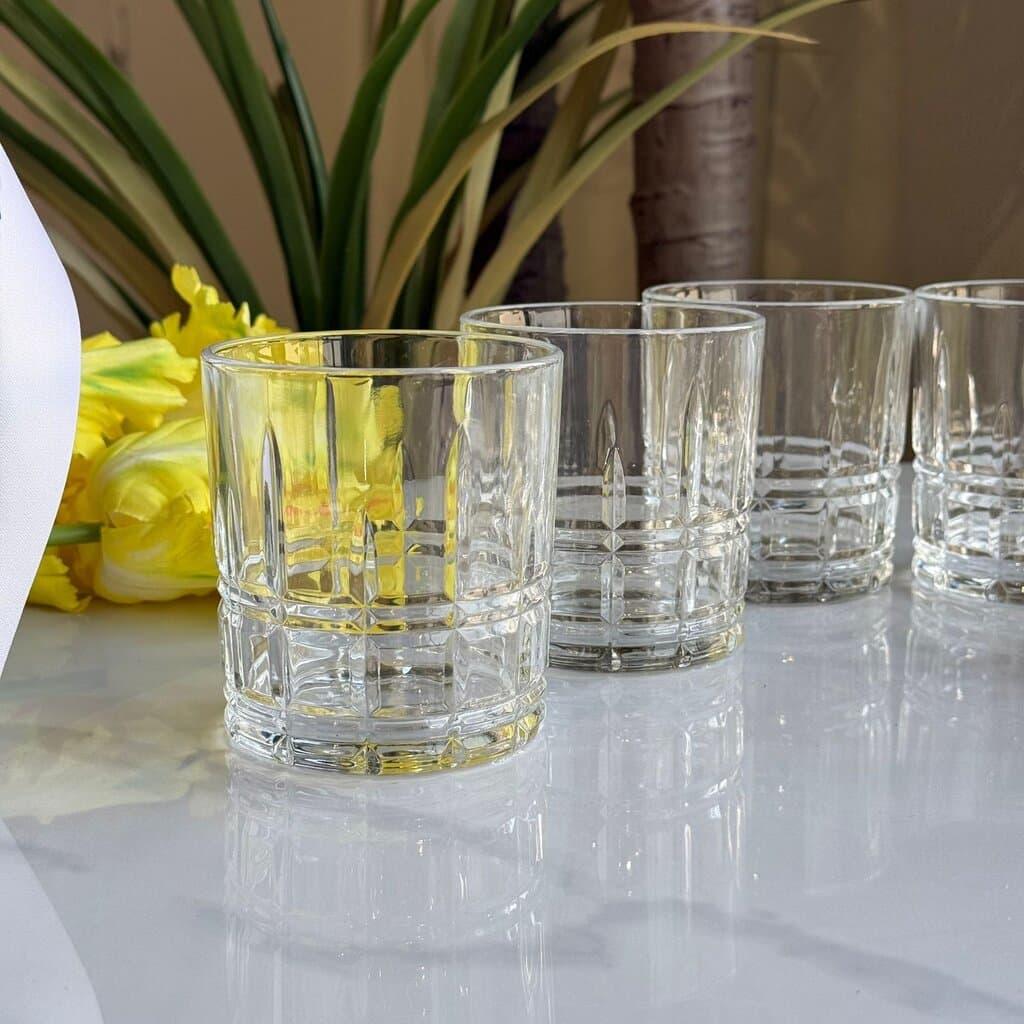 6 PCS- Modern Clear Glassware Set 9