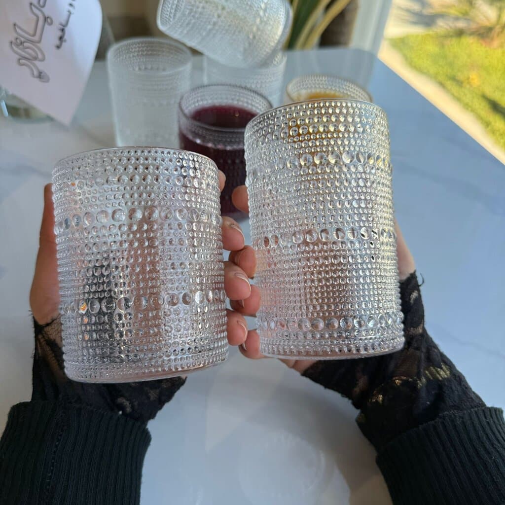 Modern Clear Glassware Set 2