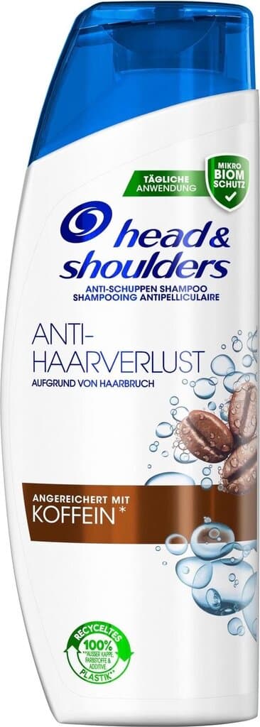 Head & Shoulders Anti-Hair Loss & Anti-Dandruff Shampoo - Strengthening Caffeine Formula, 300ml 1