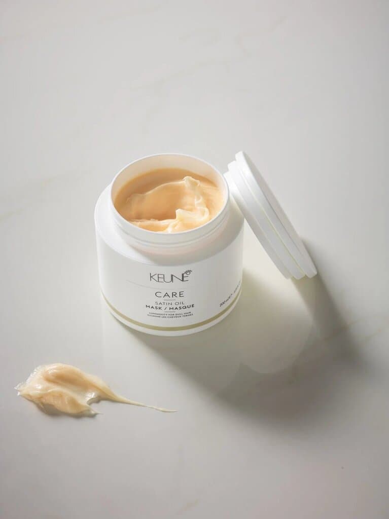 Keune Care Satin Oil Mask - Deeply Nourishing & Moisturizing Hair Treatment, 500ml - Brown 2