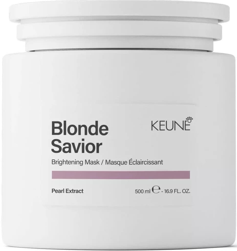 Keune Blonde Savior Mask 500ml - Pink | Strengthening & Shine Treatment for Healthy Blonde Hair 1
