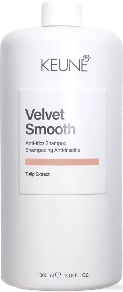 Velvet Smooth Anti-Frizz Shampoo 1000ml - Professional Sleek Hair Formula 1