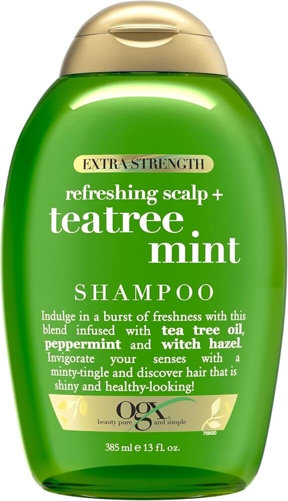 OGX Extra Strength Refreshing Scalp + Tea Tree Mint Shampoo - Green (13oz) 1