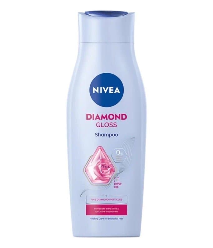 Nivea Diamond Gloss Caring Shampoo with Real Diamond Dust for Radiant Shine - 250ml (Other) 1