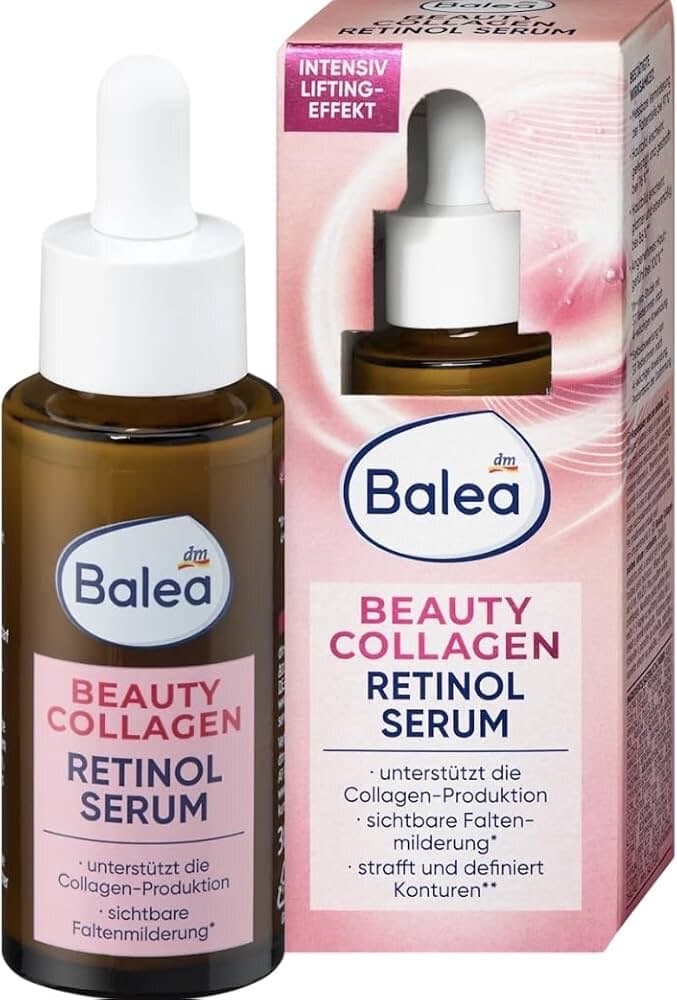 سیرمی کۆلاجین و ریتینۆڵی Balea Beauty - پەمەیی کاڵ (٣٠ مل)