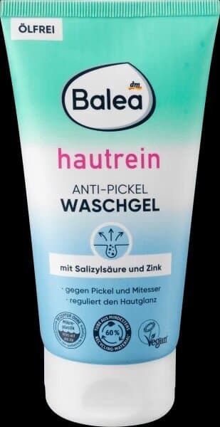 Balea Anti-Pimple Face Wash Gel - Light Green (150ml) 1