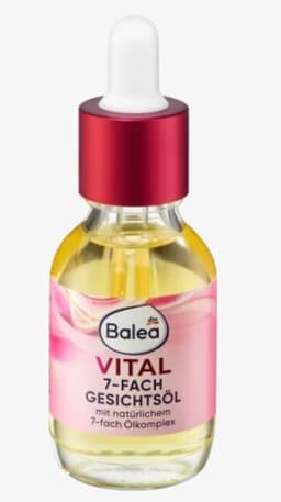 Balea Vital 7-Fold Facial Oil with Vitamin E & Bisabolol - Pink (30ml) — photo 3