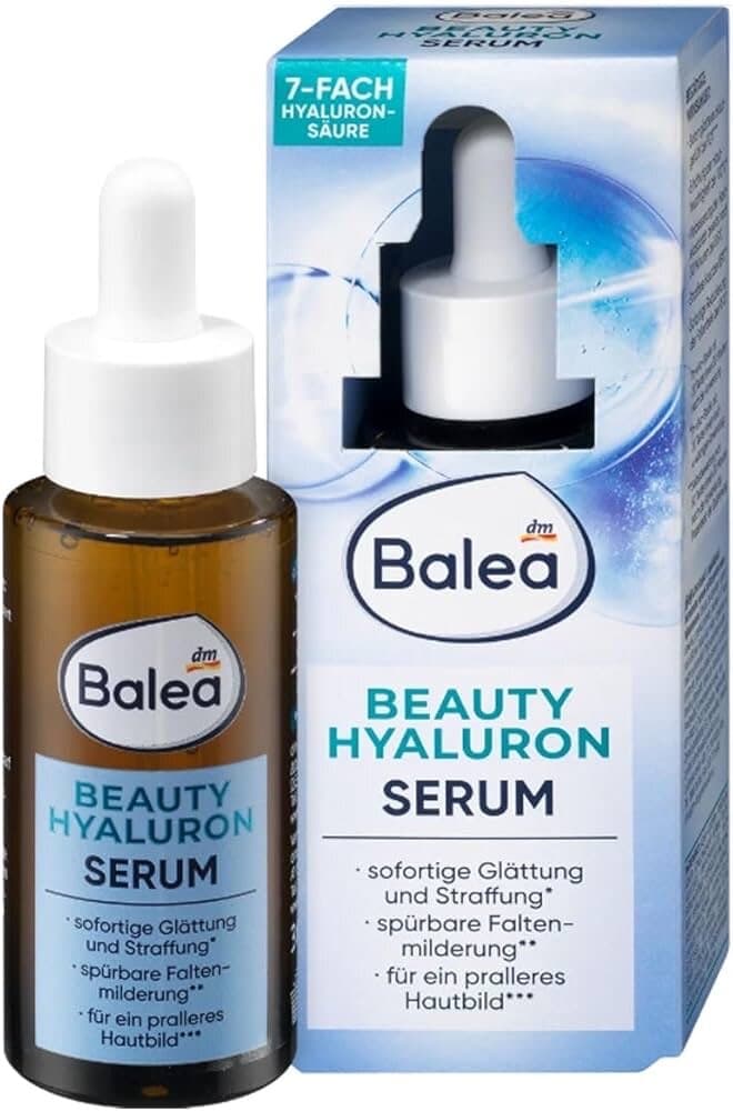 Balea Beauty Hyaluron 7-Way Serum - 30ml Intense Plumping & Hydration (Blue)