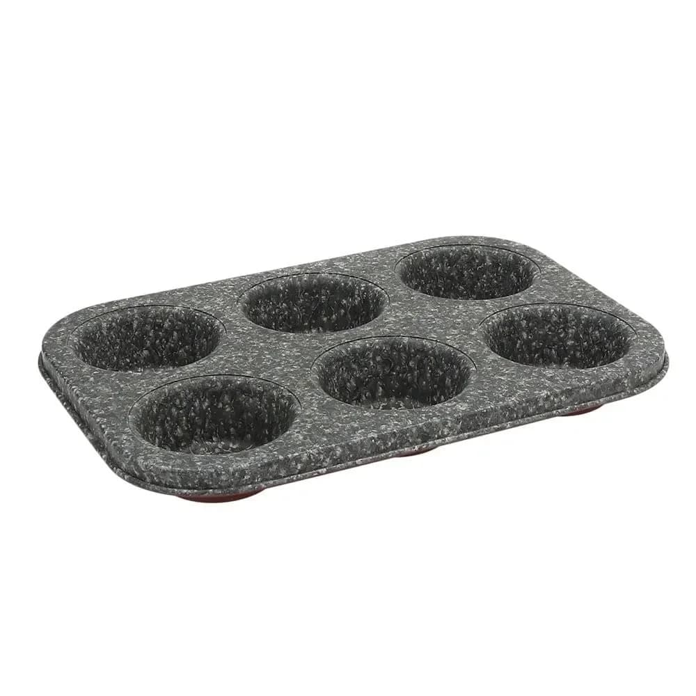Tognana Professional 6-Cup Non-Stick Granite Donut Mold 1