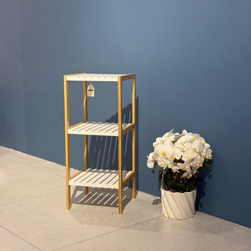 Modern Bamboo Multi-Tier Organizer Shelf – Stylish Storage Rack 1