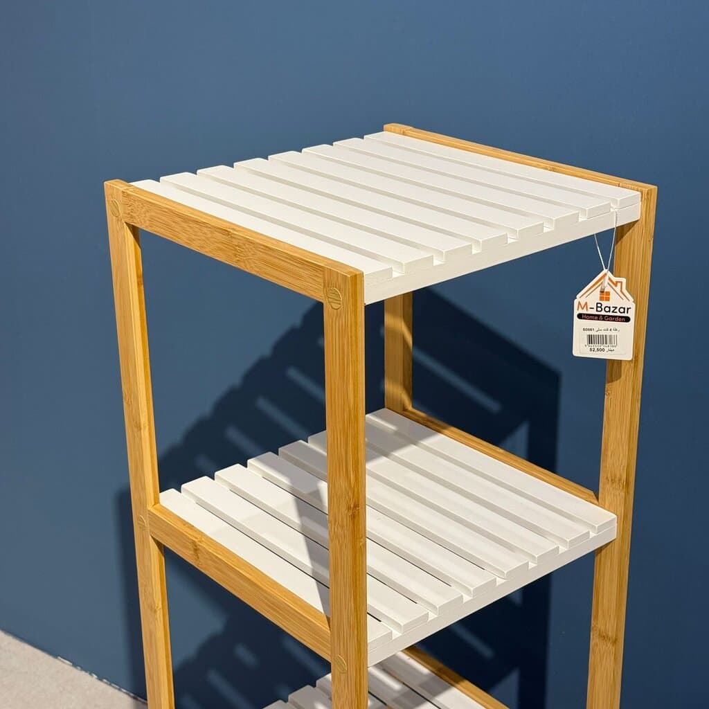 Modern Bamboo Multi-Tier Organizer Shelf – Stylish Storage Rack 10