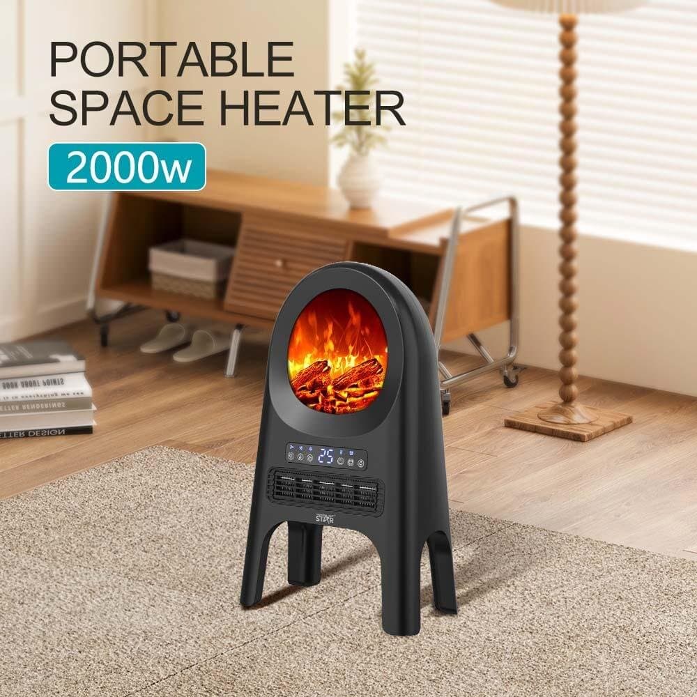 Electric Fireplace Space Heater 5