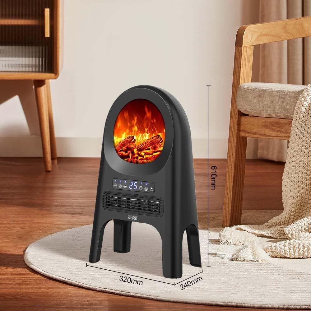 Electric Fireplace Space Heater 2