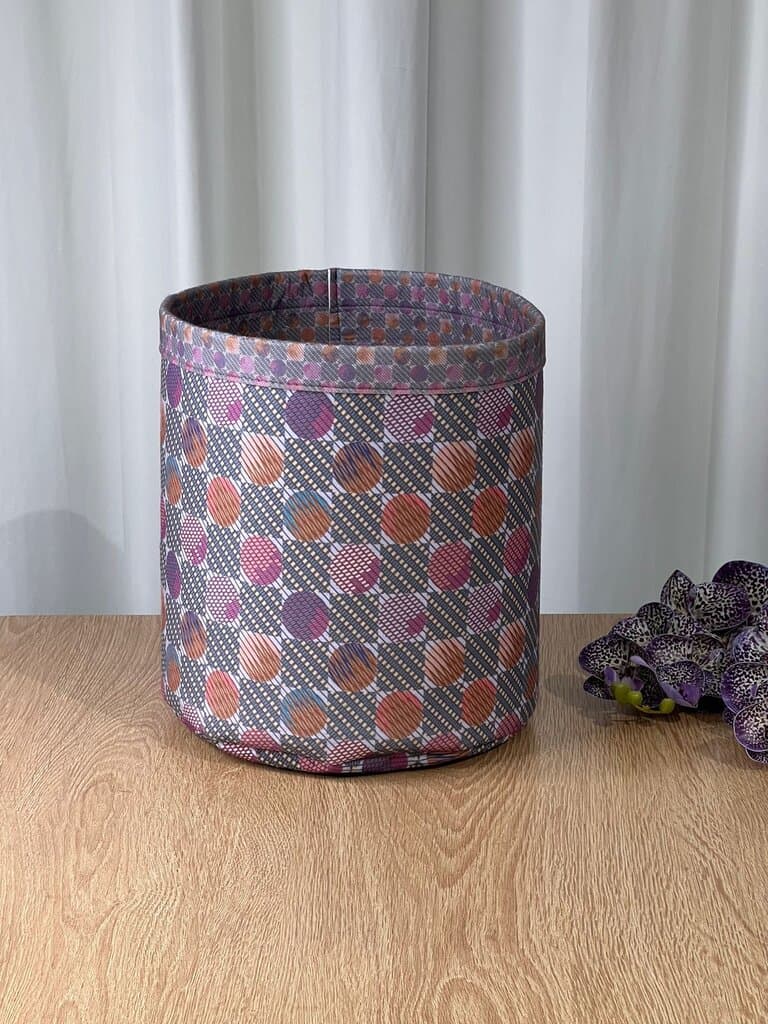 4 Sized Laundry Fabric Baskets 3
