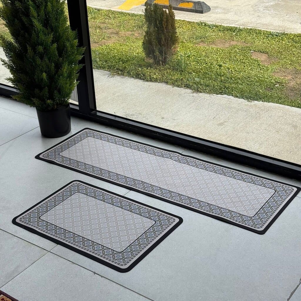 Decorative Anti-Slip Floor Mat - Set Of 2 1