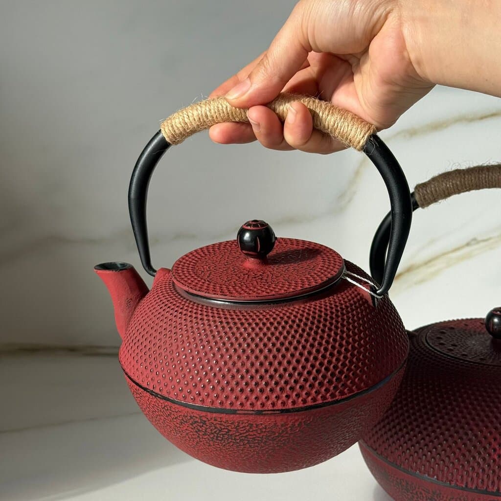 Stoneware Teapot with Stainless Steel Infuser 11