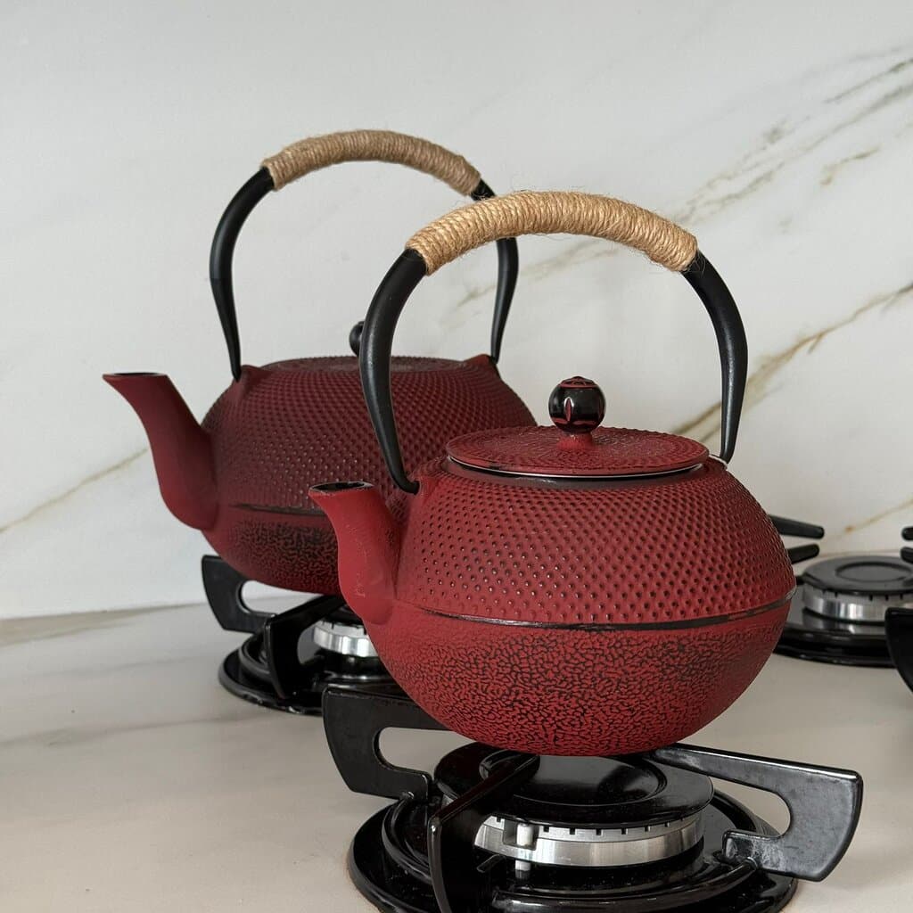 Stoneware Teapot with Stainless Steel Infuser 16