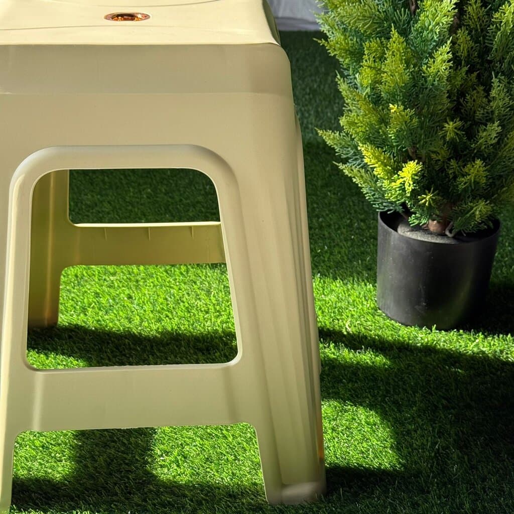 Durable Square Plastic Stool 4