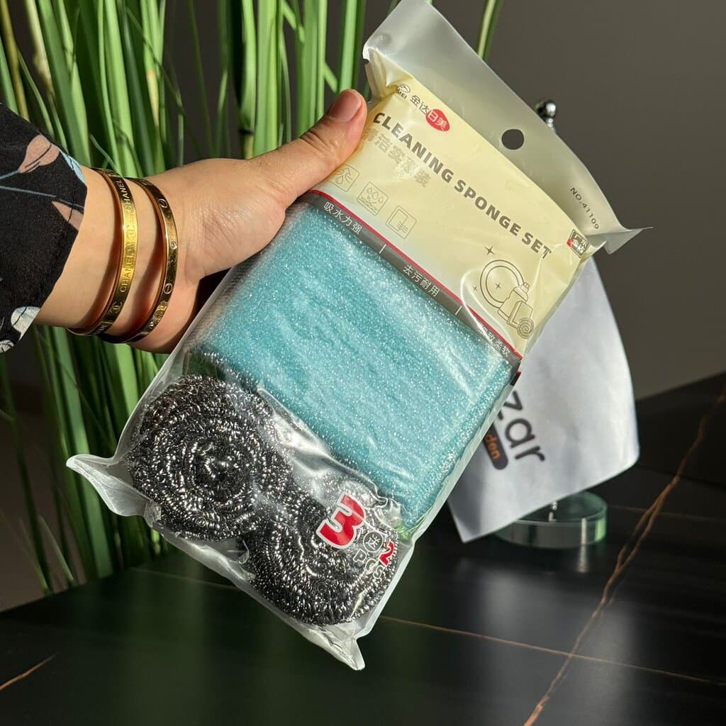 Multi-Purpose Cleaning Sponge & Scrubber Set (5 Pieces) 9
