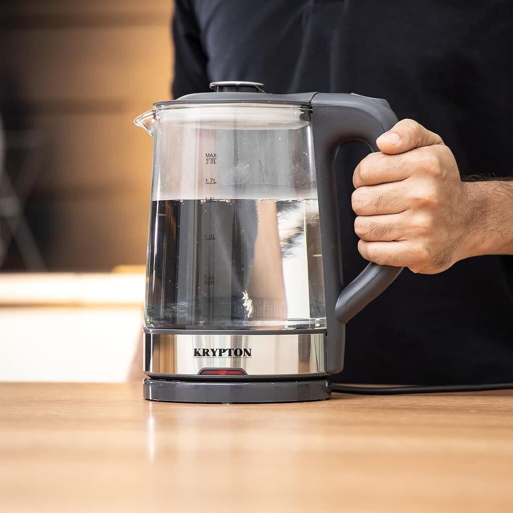 Krypton Electric Glass Kettle 1500W 3
