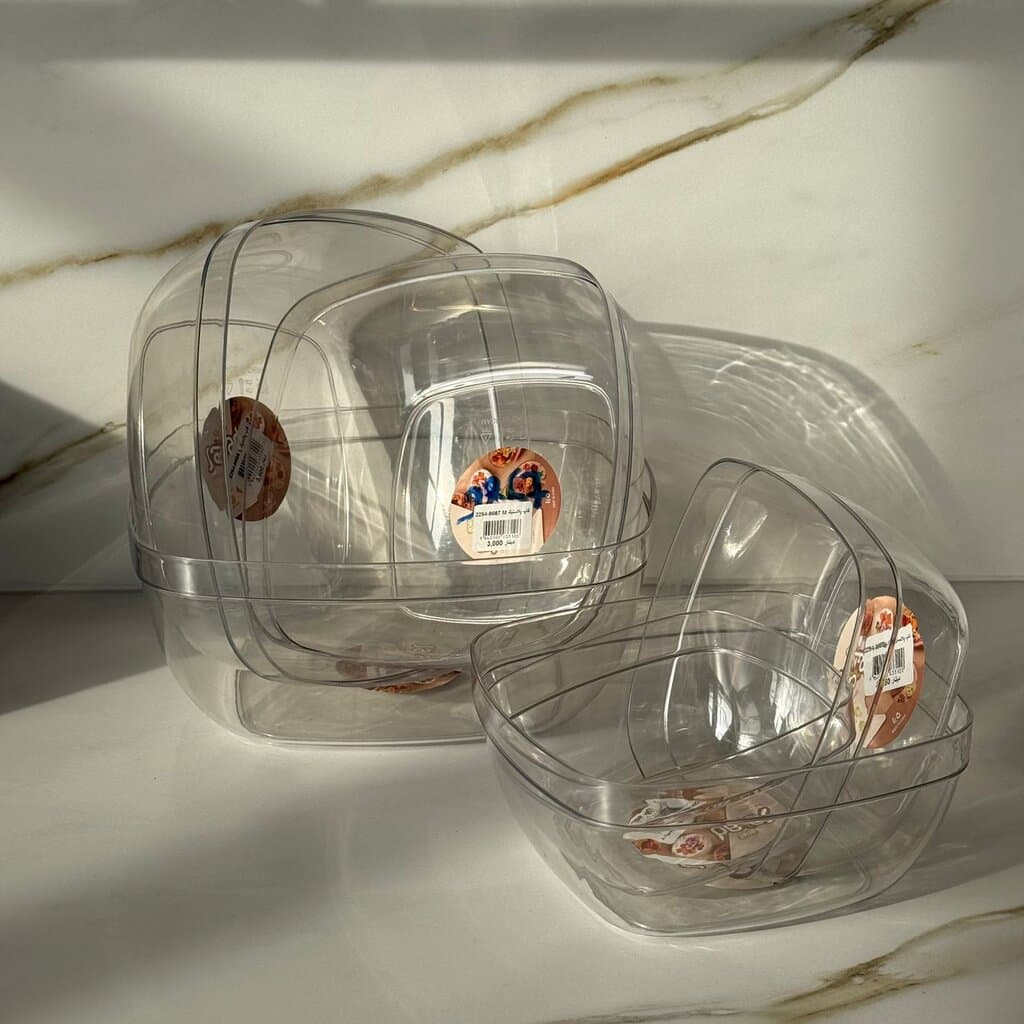 Clear Multi-Size Serving & Storage Bowls 13