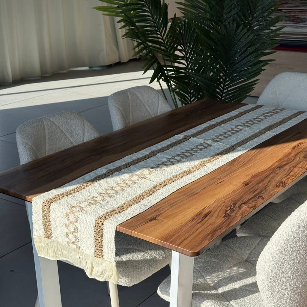 30 × 180cm Natural Woven Table Runner 9
