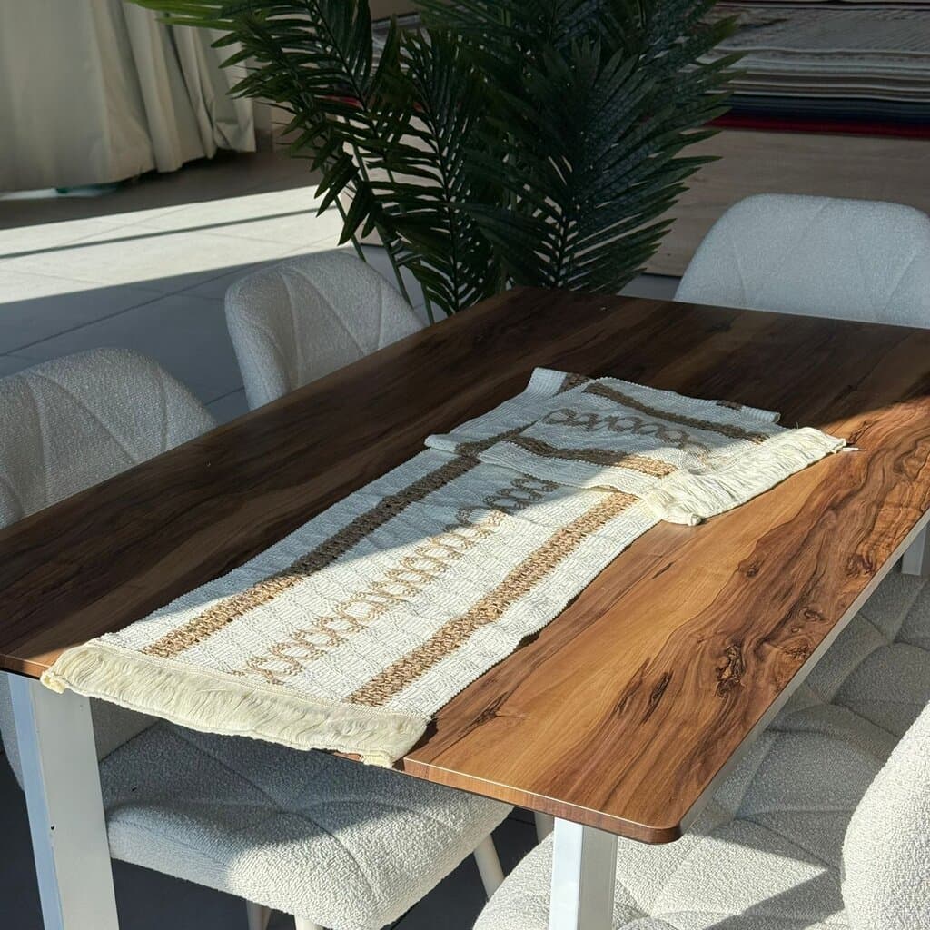 30 × 180cm Natural Woven Table Runner 10
