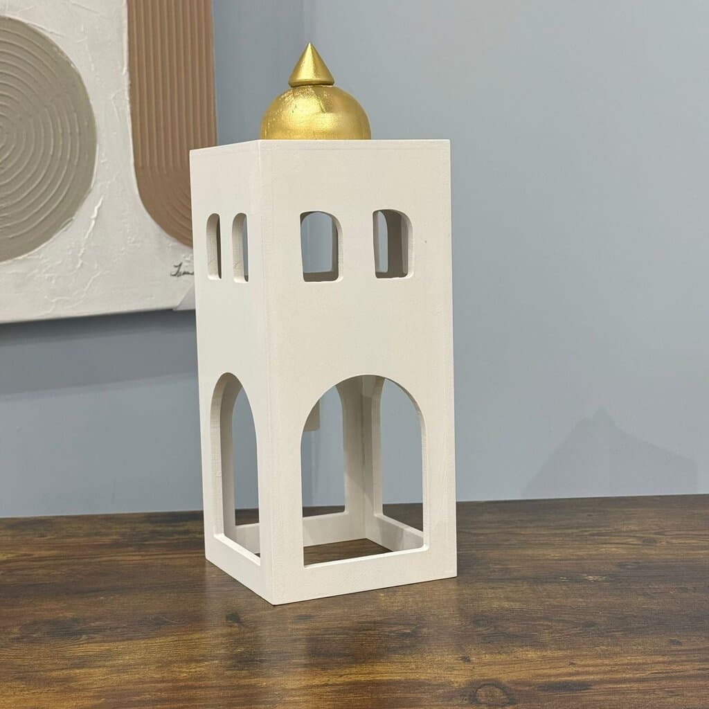 Gold Dome Minaret Table Lantern 3