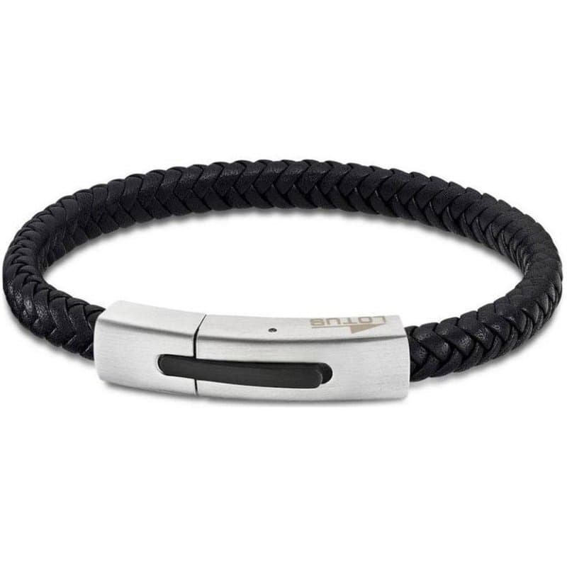 Lotus Men's Bracelet - LS2055-2/1 (Leather & Stainless Steel) 1