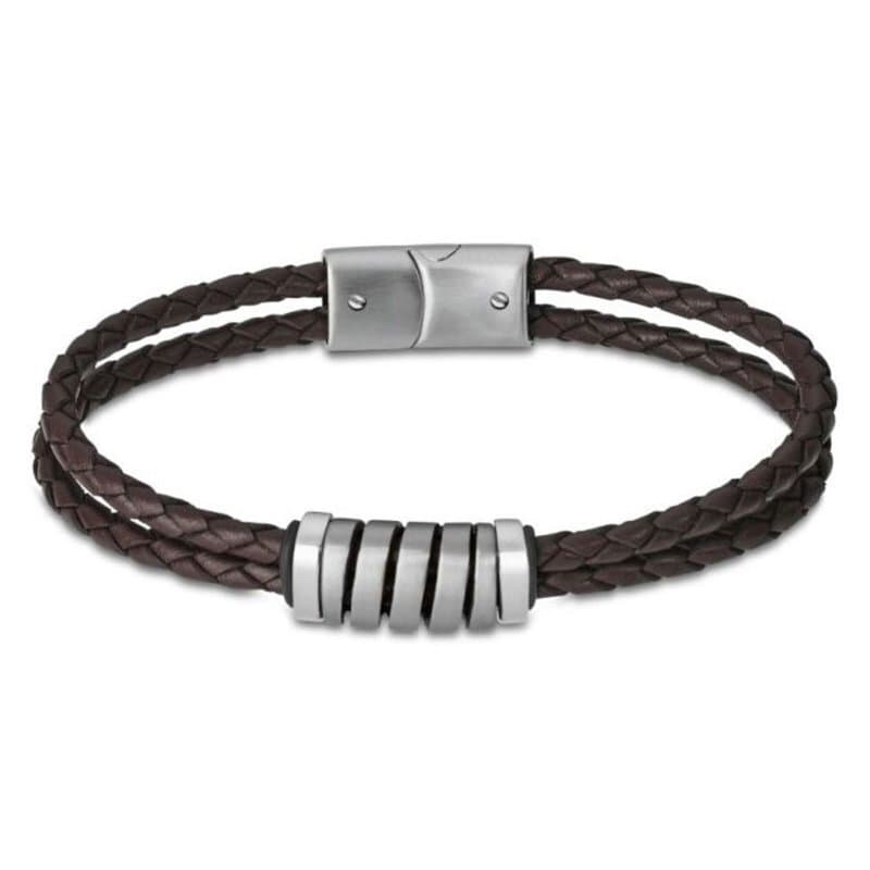Lotus Men's Bracelet - LS2150-2/1 (Leather & Stainless Steel) 1
