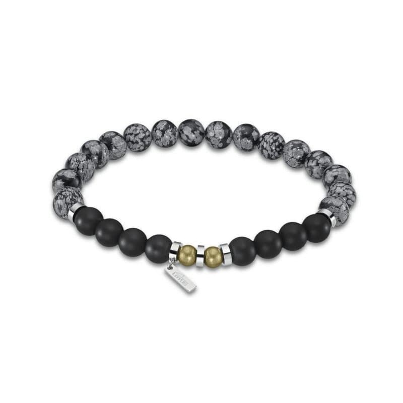 Lotus Men's Bracelet - LS2190-2/4 (Stainless Steel & Beads) 1