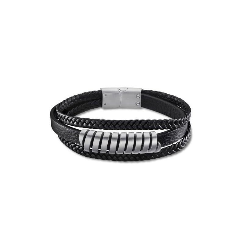 Lotus Men's Bracelet - LS2208-2/1 (Leather & Stainless Steel) 1