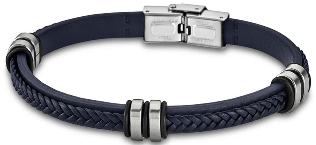 Lotus Men's Bracelet - LS1829-2/5 (Leather & Stainless Steel) 1