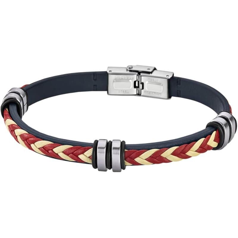 Lotus Men's Bracelet - LS1829-2/7 (Leather & Stainless Steel) 1