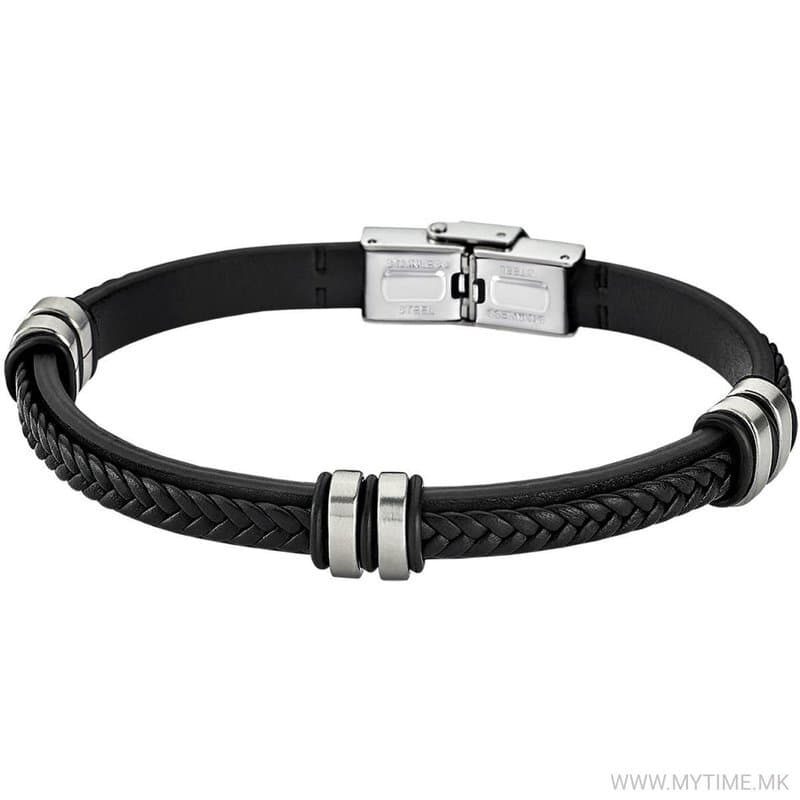 Lotus Men's Bracelet - LS1829-2/1 (Leather & Stainless Steel) 1