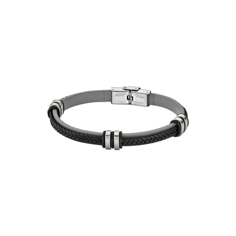 Lotus Men's Bracelet - LS1829-2/4 (Leather & Stainless Steel) 1