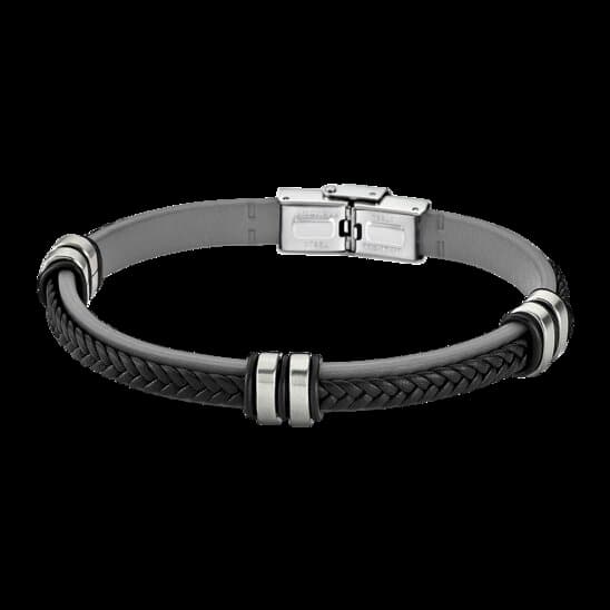 Lotus Men's Bracelet - LS1829-2/4 (Leather & Stainless Steel) 2