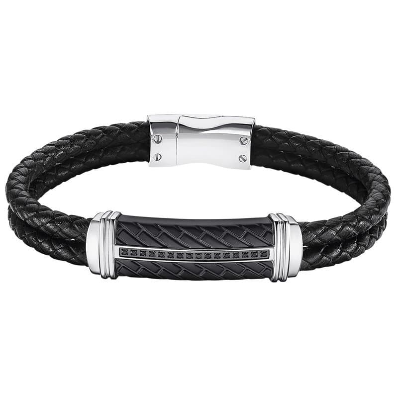 Lotus Men's Bracelet - LS2286-2/1 (Leather & Stainless Steel) 1