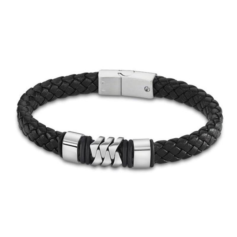 Lotus Men's Bracelet - LS2104-2/1 (Stainless Steel & Leather) 1