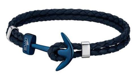 Lotus Men's Bracelet - LS1832-2/A (Leather & Stainless Steel) 1