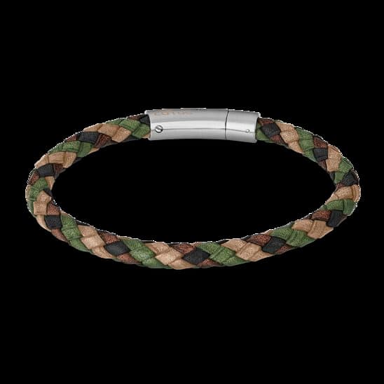 Lotus Men's Bracelet - LS2141-2/4 (Stainless Steel & Leather) 2