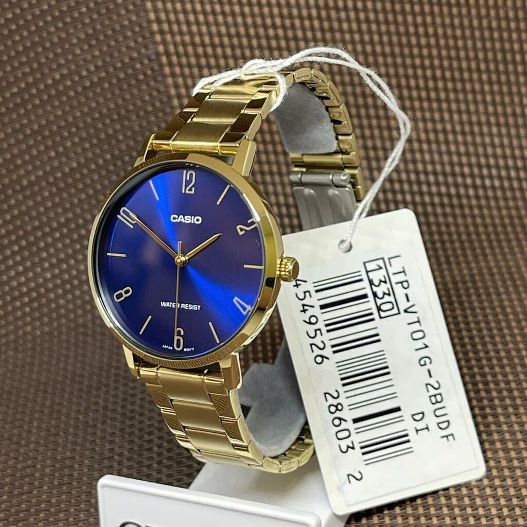 Casio Women's Watch 38mm - LTP-VT01G-2BUDF (Blue) 3